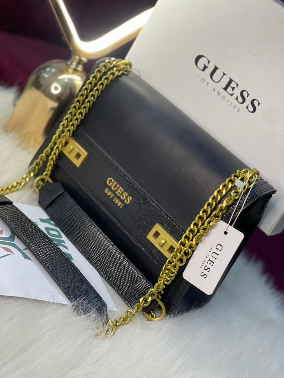 Guess_crossbody flap chain bag - Image 3