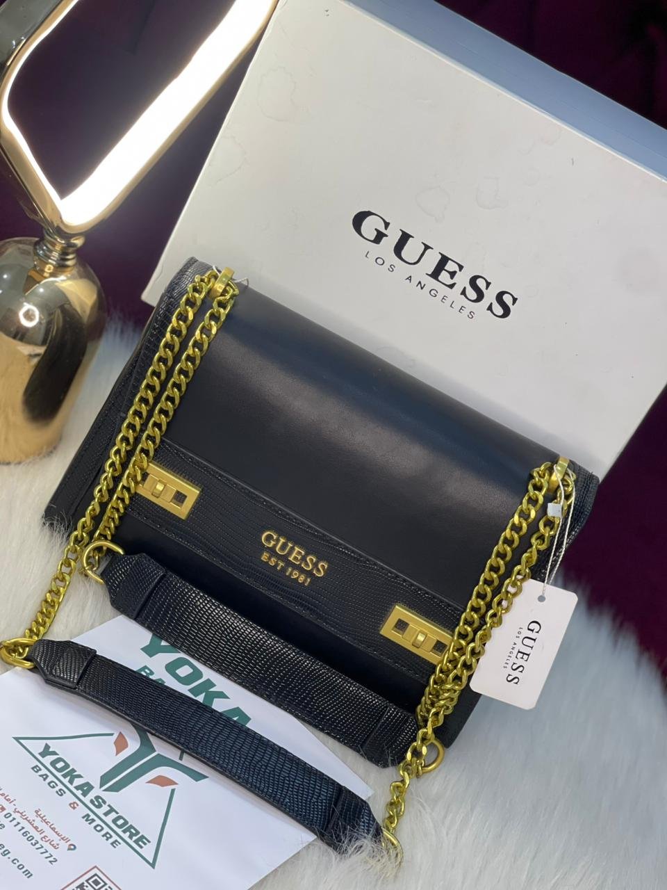 Guess_crossbody flap chain bag - Image 4