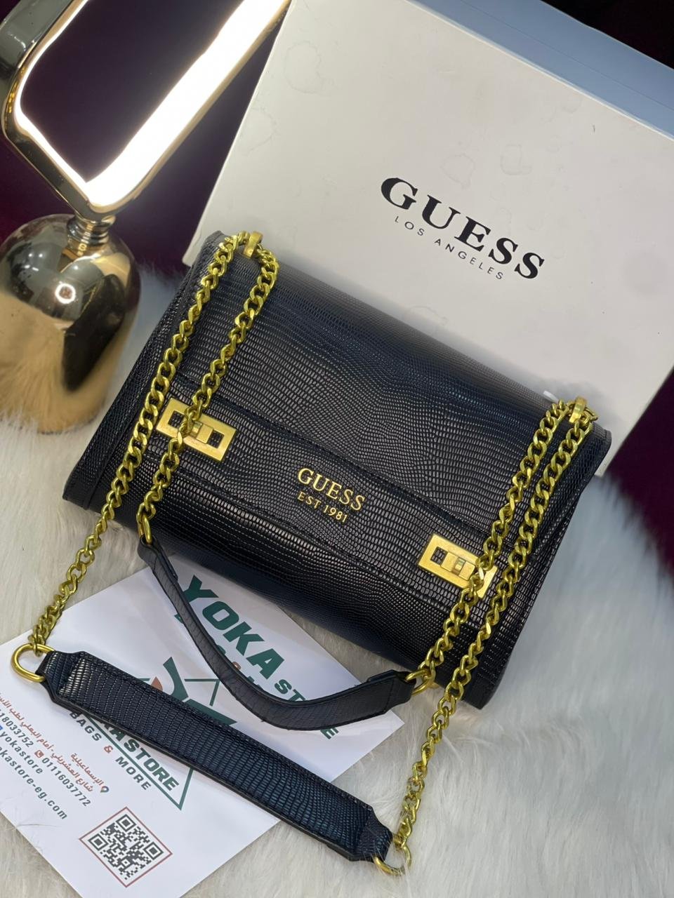 Guess_crossbody flap chain bag